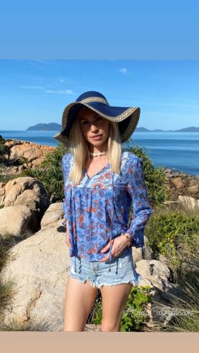 Bohemian Blue Stunning Blouse 